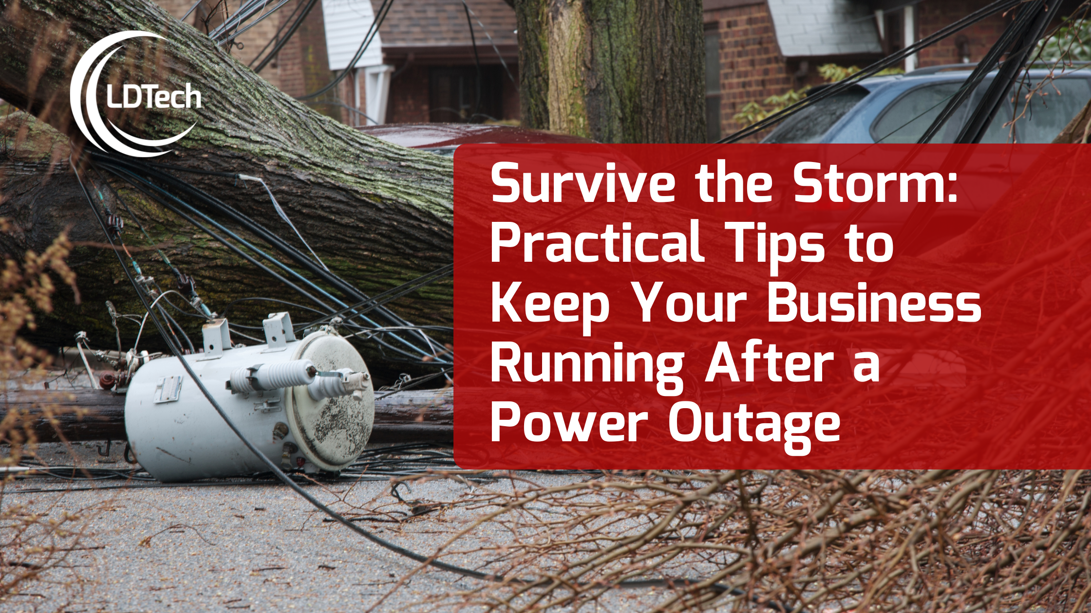 LDTech SEO– Survive the Storm Practical Tips to Keep Your Business Running After a Power Outage